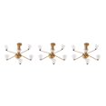 thumbnail image 4 of ZheElen Trendy Chic Miniature Chandelier Ceiling Lamp Model Layout Decor Accessories Golden Warm Light 8.2x4.5cm 3Set, 4 of 6