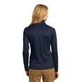 thumbnail image 2 of Port Authority Ladies Vertical Texture Full Zip Jacket-4XL (True Navy/ Iron Grey), 2 of 6