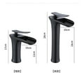 thumbnail image 5 of Tall Basin Faucet White and Gold Bathroom Faucet Brass Bathroom Sink Faucet Mixer Tap Hot Cold Gold Sink faucet, 5 of 7
