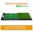 Golf Practice Mat with Heavy Rubber Base for Driving Hitting Chipping