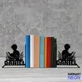 thumbnail image 4 of Handmadetneonsign Boy Reading Metal Bookends, Bookworm Name Bookend, Book Lover Table Bookshelf Home Decor 76695, 4 of 4