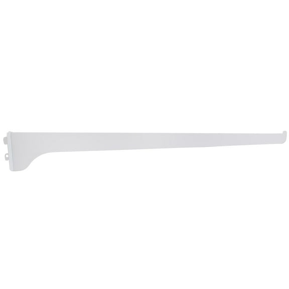 Single Track Shelf Bracket, 16 Inches, White by Stone Harbor Hardware