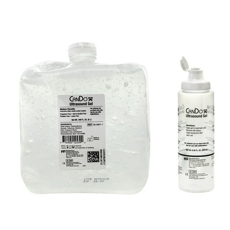 CanDo Ultrasound Fluid, 5 Liters, Case of 4
