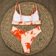 thumbnail image 5 of DOPI Women Sexy Tie-dye Pattern Top With Panty Bikini Set Two Piece Swimwear, 5 of 6