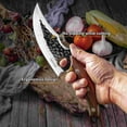 thumbnail image 6 of Handmade Stainless Steel Boning Knife Kitchen Meat Cleaver Outdoor Butcher Knife, 6 of 6