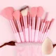 thumbnail image 1 of Juego de brochas de maquillaje con cerdas de nailon sintético de primera calidad, suaves y sin crueldad, para base impecable, colorete, polvo, 13 Uds., 1 of 5