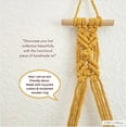 thumbnail image 4 of Macrame Hat Holder, Wall Mounted Hat Display Rack, 4 of 11