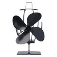 thumbnail image 2 of Ventilador de estufa accionado por calor,Ventilador de estufa accionado por calor Ventilador de estufa de leña Ventilador para chimenea Fiabilidad excepcional Jadeshay A, 2 of 8