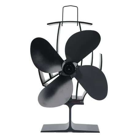 Heat Powered Stove Fan, Low Noise Anodized Aluminium Fireplace Fan Heat ...