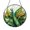 Acrylic 3.5 Inch, variant on Green Mantis Suncatcher, Stained Glass Inspired Window Hanging Decor for Garden and Wildlife Lovers