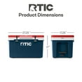 thumbnail image 5 of RTIC 52 QT Hard-Sided Ice Chest Cooler, Ultra-Light, Fits 76 Cans, Patriot, 5 of 8