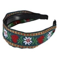 thumbnail image 1 of 1 Pc Diadema Clásica de Bordado Bohemio para Mujeres y Niñas de 1.97" de Ancho en Azul Marino, 1 of 6