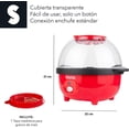 thumbnail image 2 of Palomera Electrica Máquina De Palomitas De Maiz Eléctrica Palomitero Estilo Compacto Funciona Con Aire Caliente Ideal para Fiestas y Cine en Casa (Redondo), 2 of 8
