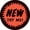 Fluorescent Red Orange, variant on LR2NEW Retail "New Try Me!" 2" inch Label Sale Price Stickers 250 Per Roll Round Circle Permanent Adhesive (Fluorescent Red Orange and Black) Supermarket - Grocery Business Store Signs