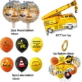 thumbnail image 5 of Globo de vehículo de cartón para construcción de niños, globo de excavadora, montacargas, grúa, decoración de fiesta de cumpleaños, suministro de regalos, 10 piezas por juego, 5 of 5