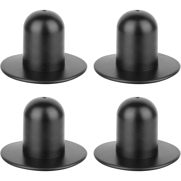 4-Pack Pool Wall Plug Replacement - Swimming Pool Pump Strainer Hole Plugs for Above Ground Pools, Durable Black Stoppers,pool plugs (Fit Filter Pump, Drain, Water Seal)-1