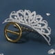 thumbnail image 4 of KAKOWELY Tocado de corona para niñas, tocado de aleación, tiara de aleación con diamantes de imitación para fiesta, 4 of 4