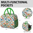 thumbnail image 6 of Womens White Colorful Dinosaurs Jungle Pattern Lunch Box for Work,Insulated Lunch Bag for Women,Loncheras Para Mujer,Leakproof Adult Lunch Bag for Work,Beach,Travel,Picnic,Camping, 6 of 7