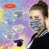 Adult Floral Disposable Mask,Multicolor 3 Ply Filter Face Mask 3-Layer Protective Face Covering with Nose Wire and Ear Loops for Women & Men, Fashion 50pcs