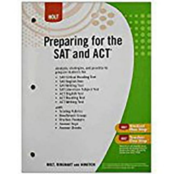Elements of Language : Prep for SAT/ACT Workbook Grades 11-12
