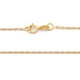 thumbnail image 2 of Cadena Casa del Anillo Oro Sólido Florentino Italiano 10K 45 cm Amarillo, 2 of 6