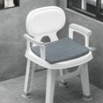 thumbnail image 4 of Cojín para asiento de ducha, cojín para rodillas, de secado rápido, lavable, cómodo de repuesto, asiento de ducha gris para personas mayores y, 4 of 9