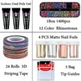 thumbnail image 2 of Fashion nail extension glue set fiber glass, 2 of 5