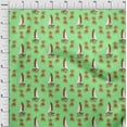thumbnail image 4 of oneOone Polyester Spandex Light Green Fabric Beach Craft Projects Decor Fabric Printed By The Yard 56 Inch Wide, 4 of 4