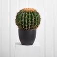thumbnail image 4 of Nearly Natural 14" Plastic Cactus Artificial Plant, Green, 4 of 4
