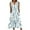 C-Multicolor, variant on ZQUUVOU Women's Beach Floral Sundress Casual Boho Loose Sleeveless Round Neck Short Dress Multicolor
