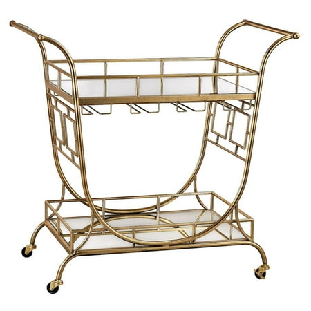 - Sterling Mirrored Server Bar Cart