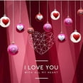 thumbnail image 3 of Valentines Decor Clearance! 15 PCS Heart Ornaments Valentine's Day 520 Love Ball Valentine Ornament Hanging Ornaments for Tree Valentine's Day Decoration Valentine Decorative Supplies for Party, 3 of 9