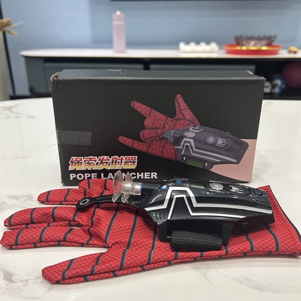 Máscara de cabeza de Spiderman para adultos y niños, máscara de ojos móviles, juguetes elásticos, 1:1