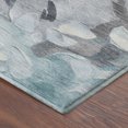 thumbnail image 3 of Addison Rugs Mayfield Premium Machine Washable Transitional Floral Teal Rectangle Rug, 10' x 14', 3 of 6