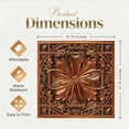 thumbnail image 4 of DCT10-Milan 2 ft. x 2 ft. PVC Glue-up or Lay-in Ceiling Tile in Aged Copper (40 Sq.ft / Pack) - 10 Pieces, 4 of 20