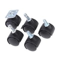 thumbnail image 1 of 4 Pcs Roue de Chaise 30mm Roulettes Pivotantes Frein Remplacement Matériel Chariot Silencieux Protection Frein, Facile à Utiliser, 1 of 6