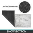 thumbnail image 7 of Kitchen Rugs and Mats Non Skid Washable White and Gray Marble Kitchen Mat and Rug Set,Floor Cushion Waterproof Rug,Rubber Backed Area Rugs for Kitchen Laundry, 7 of 7