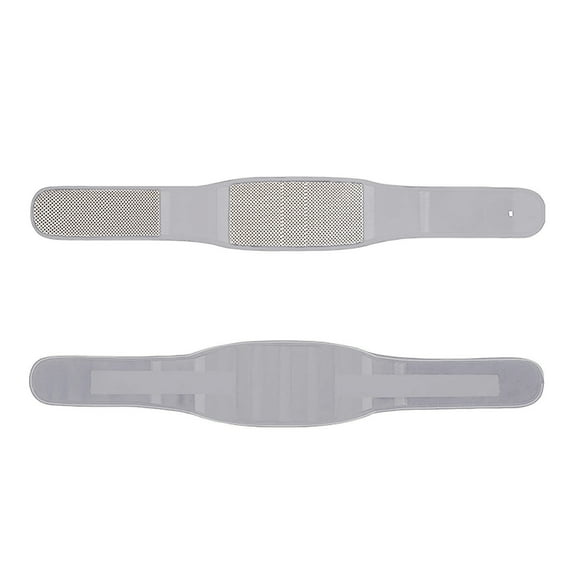 Zeceouar Lumbar Support Back Brace Self-Heating Magnetic Waist Belt,Self Heating Warmth Support Belt Breathable Waist Lumbar Lower Back,With 4 Support Steel Bar (Gray)