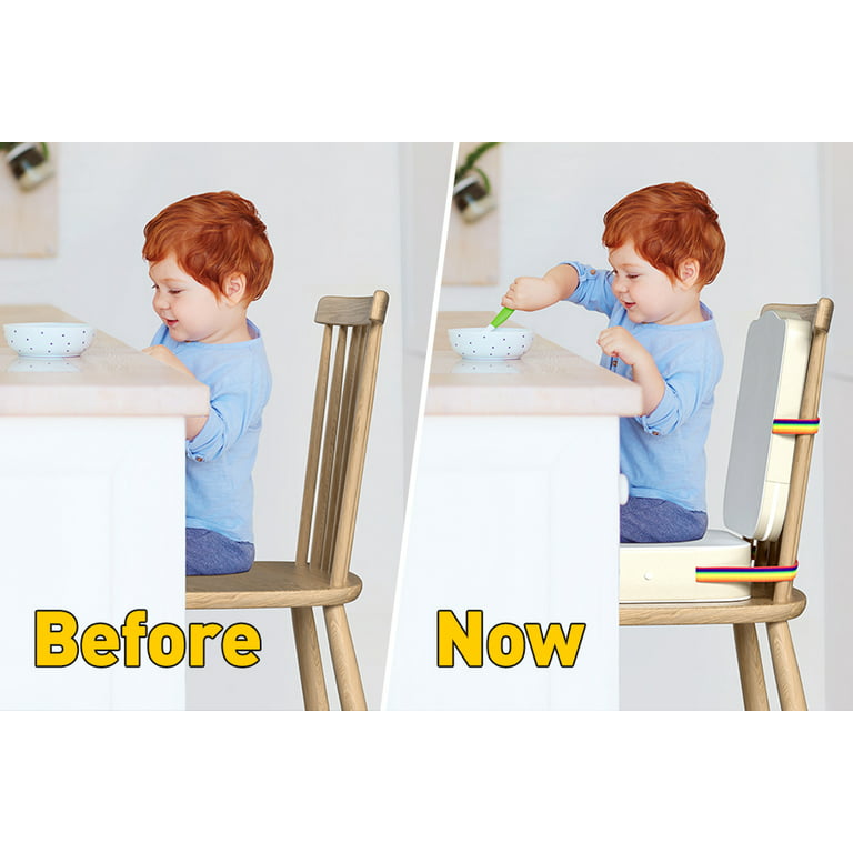 Toddler Booster Seat for Dining Table, Booster Seat for Baby Toddler Chair  with Adjustable Waist Belt, Waterproof Kids Chair Cushion for 2-6 Years Old  Kids (White) - Yahoo Shopping