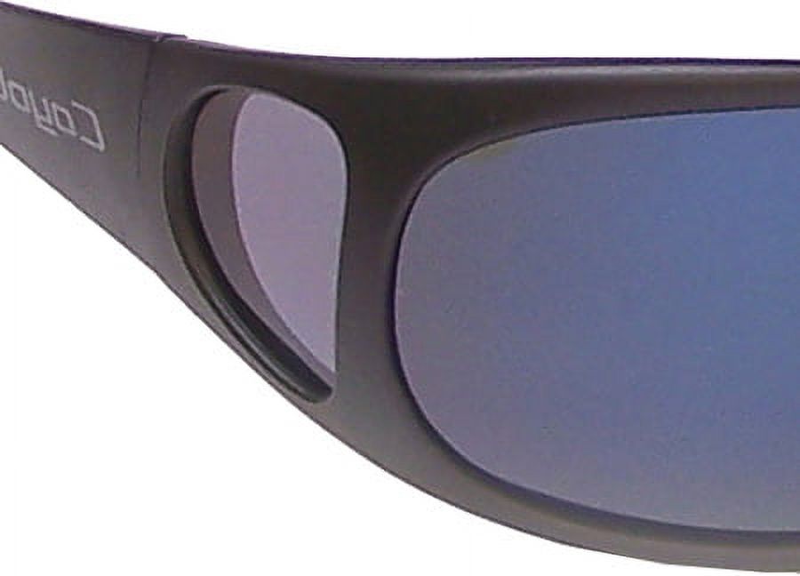 Coyote Eyewear 680562072228 P-22 Black Gray - Blue Mirror- Sportsman P-Series Polarized Aviator Sunglasses - image 3 of 3