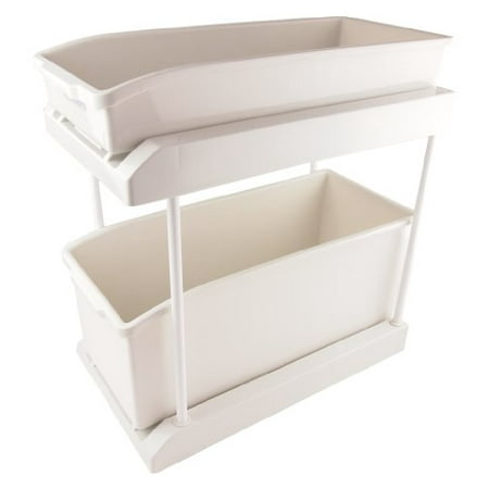 

Made in Japan Kitchen Storage Stocker 2 Tier Sliding Type H-5595