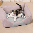 thumbnail image 5 of Magshion Cuddler Dog Bed Small Medium for Puppy and Kitten, Soft Pink, 20", 5 of 11