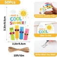 thumbnail image 3 of Have A Cool Summer Gift Tags 50Pcs End of School Year Teacher Apperciation Tag with String Personalized Hello Happy Hanging Paper for Present Wrapping Treat Bag Party Favor, 3 of 4