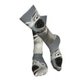 thumbnail image 4 of Yiaed Smiling Polar Bear Print Great elasticity Adult Stockings Sports socks for Men and Women-One Size, 4 of 8