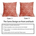 thumbnail image 5 of Coral Starfish Pillow Covers 16X16 Inch Coastal Beach Nautical Couch Pillow Cases Summer Ocean Cotton Linen Throw Pillows Set of 2 Home Decor for Living Room Bedroom Cushion Outdoor, 5 of 6