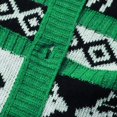 thumbnail image 3 of Gibobby Suéteres de invierno de punto Cárdigan de navideño de otoño e invierno para mujer, chaqueta de suéter navideño de longitud media (Verde, L), 3 of 4