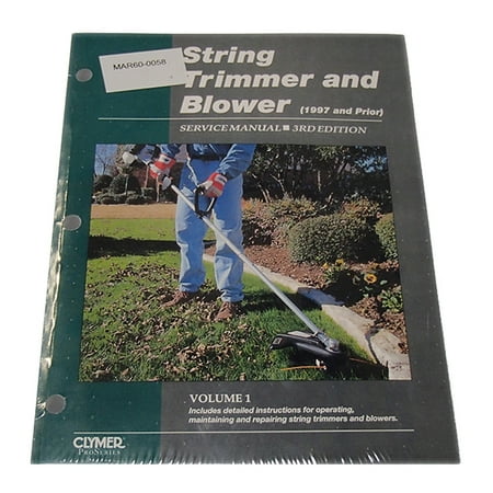 String Trimmer Manual - STR13 Repair Service Manual For String Trimmer Blower Before 1997 Husqvarna Poulan