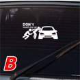 thumbnail image 2 of BNNG Funny Car Sticker Don't Touch My Car Stickers for Car Window Bumper Decoration Car Body Exterior Decoration Accessories Reflective Hollow Out Car Sticker, 2 of 5