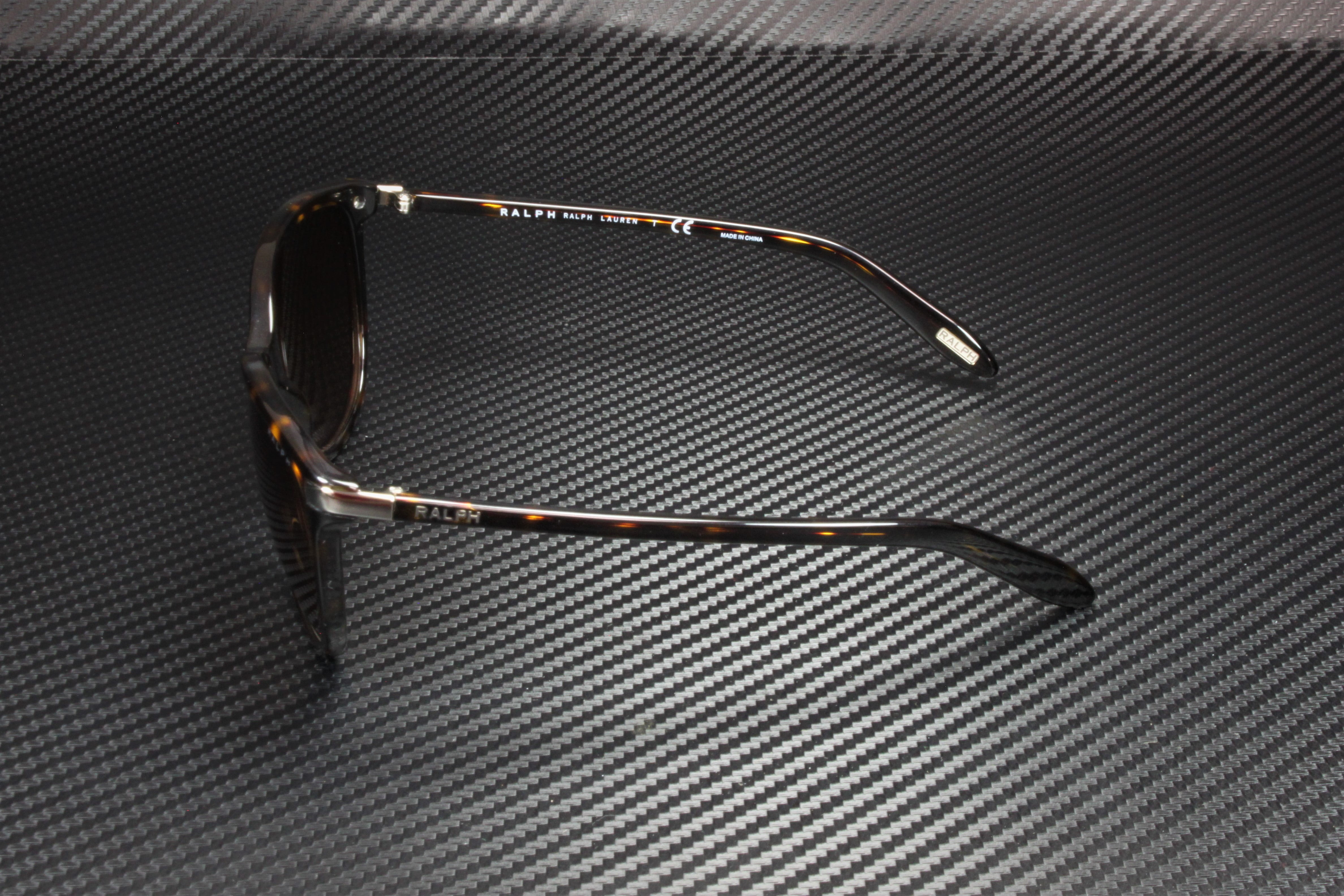 Ralph Lauren RA 5160 Plastic Womens Cat-Eye Sunglasses Shiny Dark Tortoise 57mm Adult