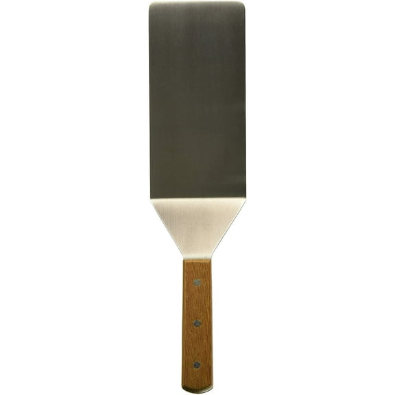 Winco TN48 Turner with Offset, Wooden Handle, 8 x 3.94 in. Blade